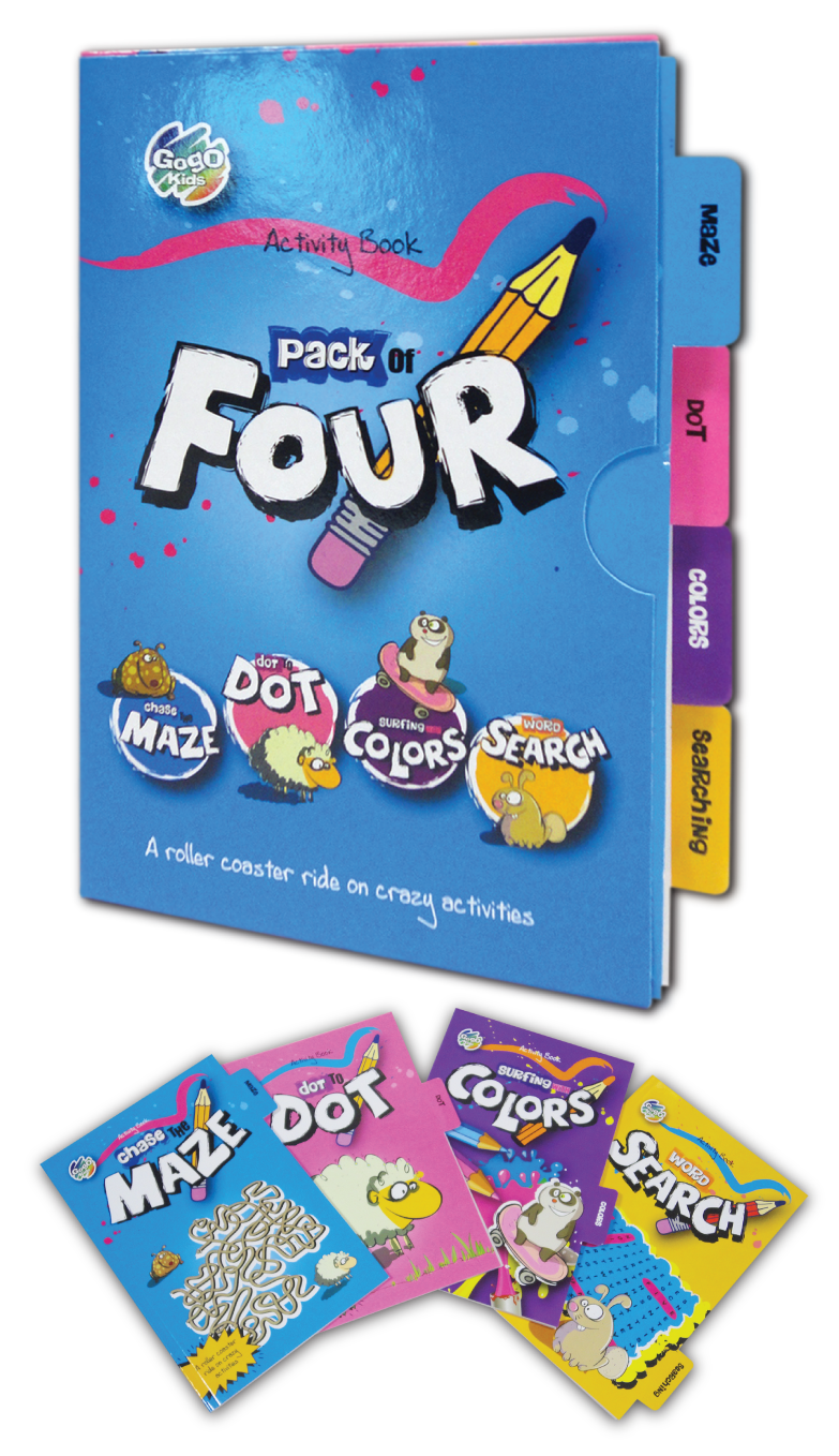 Gogo Kids Pack of Four A5 Books